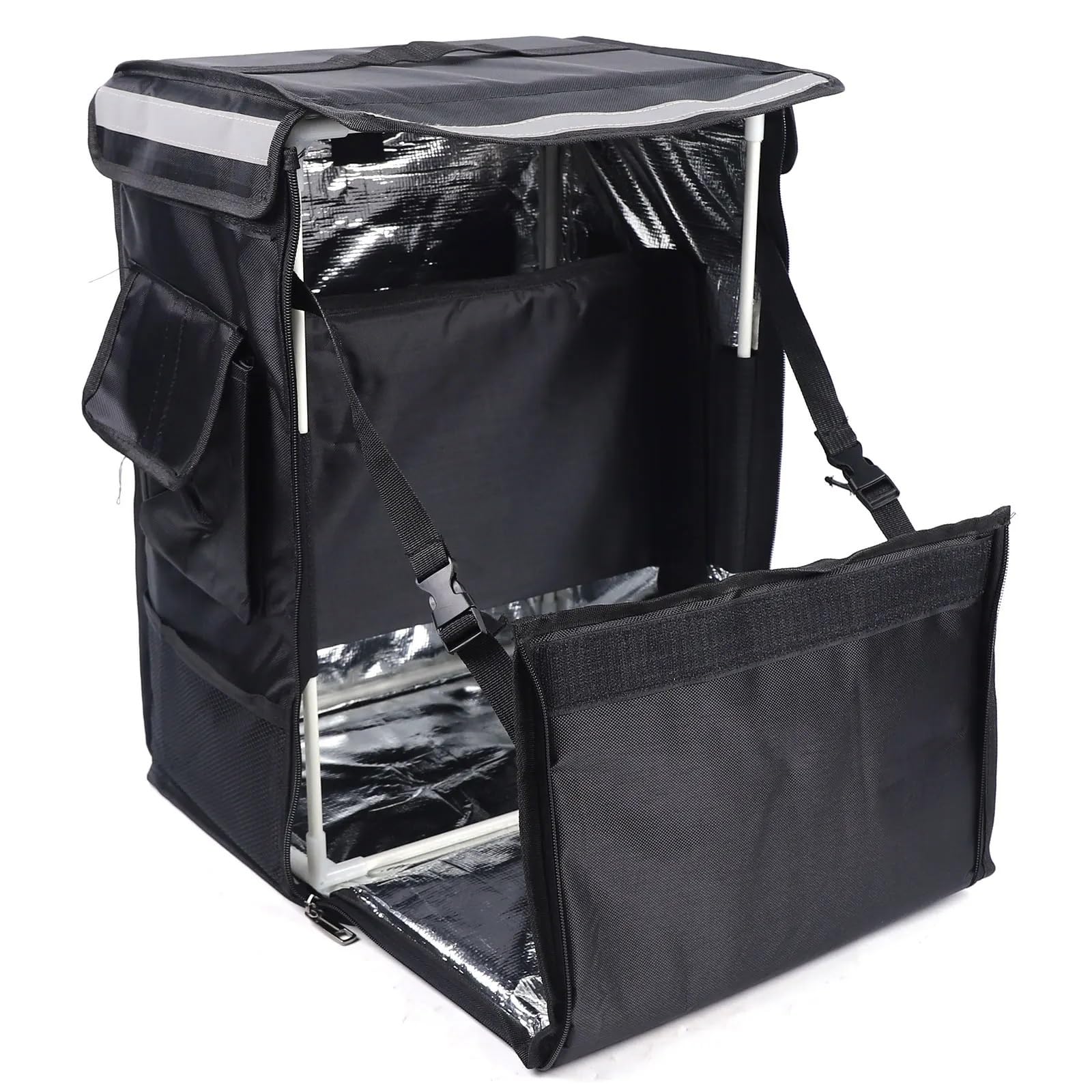 Sac Isotherme Repas Sac à Dos de Rangement for Pique-Nique, Livraison Portable 42l, Grande capacité, Tissu Oxford imperméable, 1 pièce