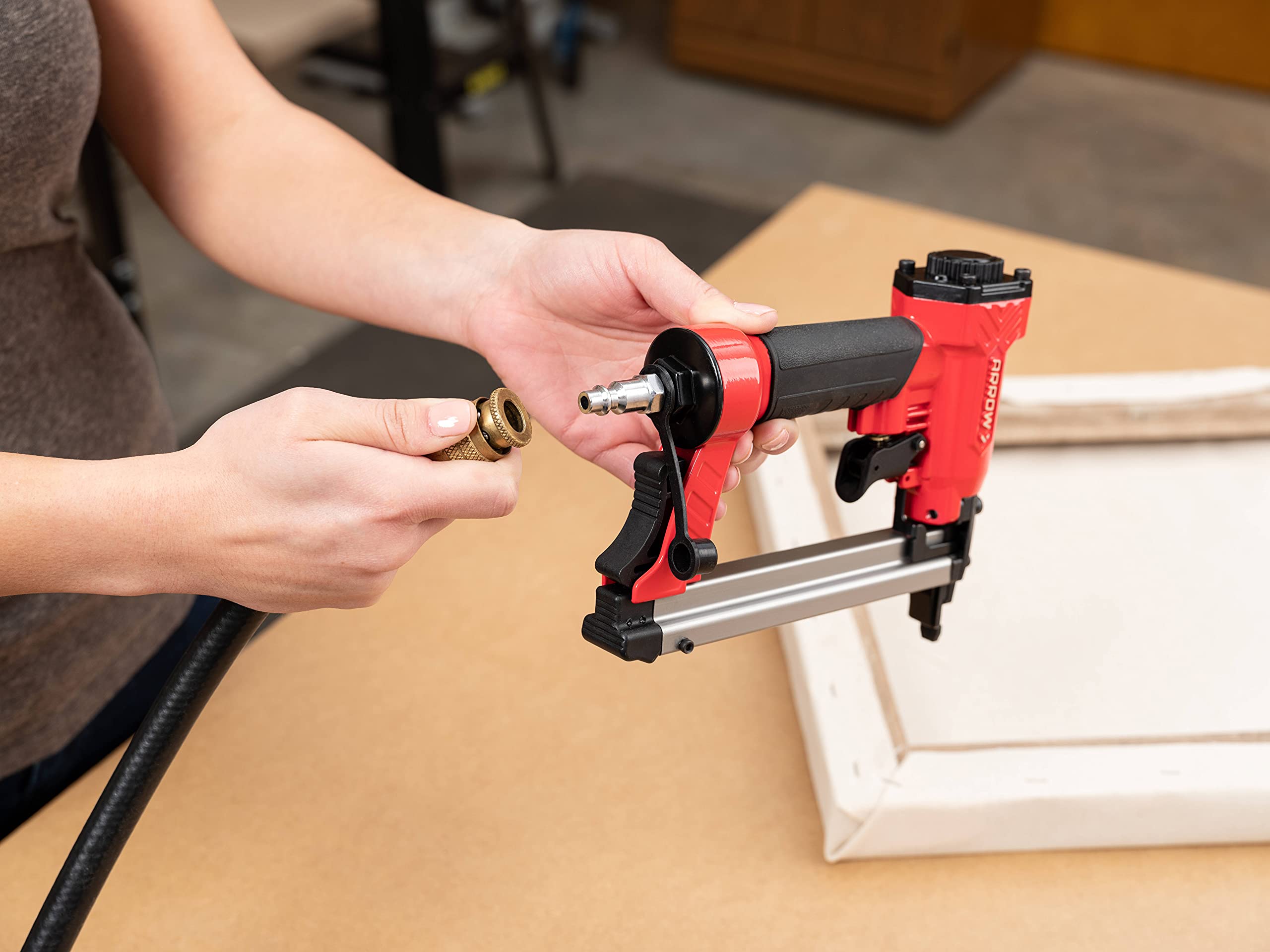 Arrow PT50 OilFree Pneumatic Staple Gun Buy Online in United Arab Emirates at Desertcart