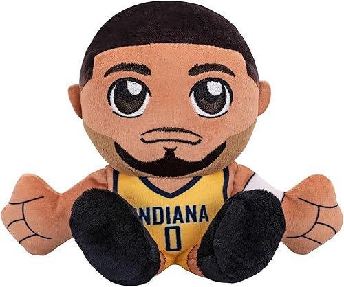 Miniatura 8 de Bleacher Creatures San Antonio Spurs Keldon Johnson - Peluche sentado de 8 pulgadas de la NBA Kuricha  Suave estrella de la NBA inspirada en Chibi
