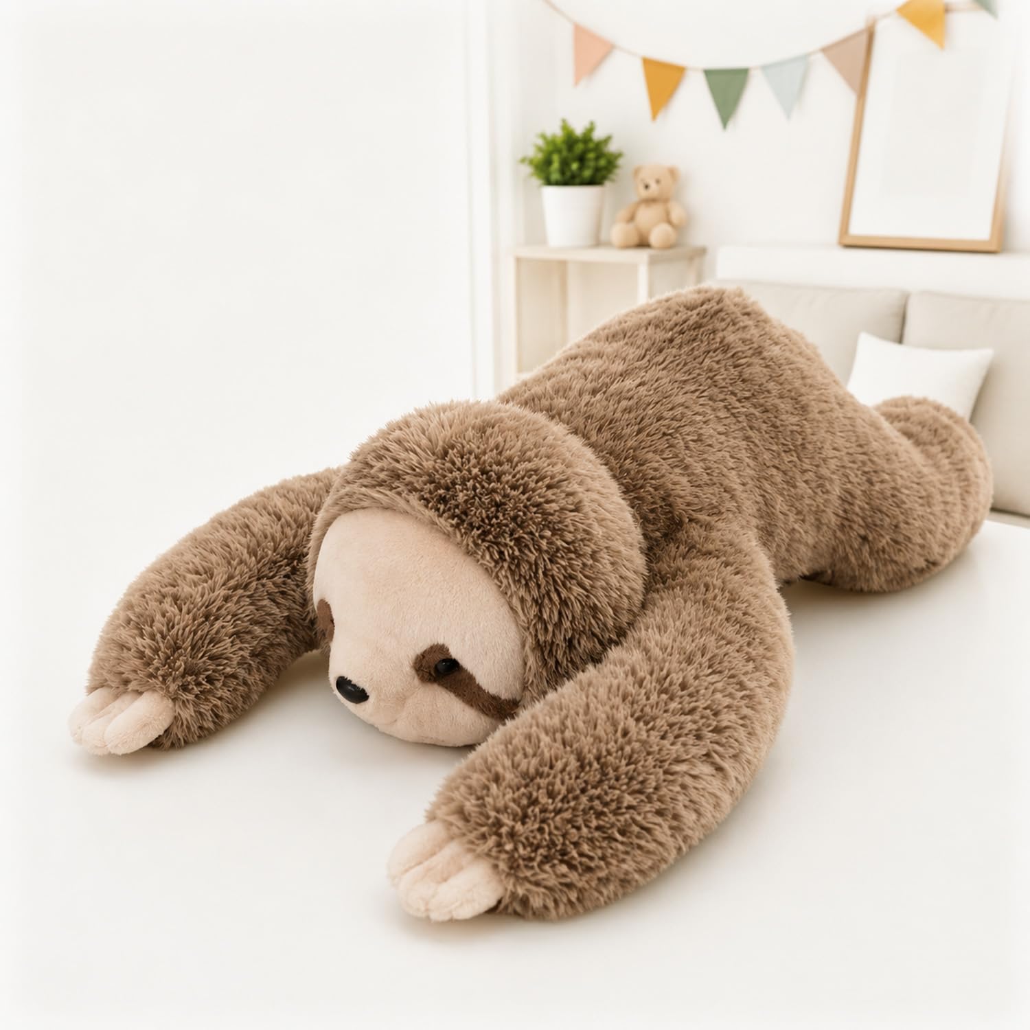 Heyhaho Weighted Plush Animals, Weighted Plush Teddy，Sloths：65CM
