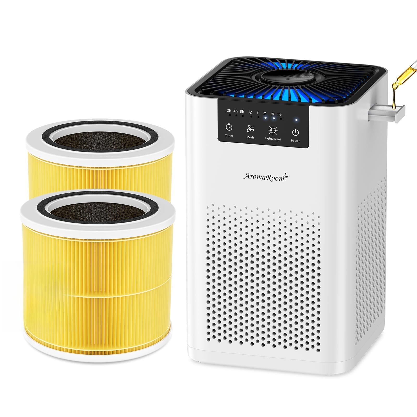 Amazon.com: AromaRoom Air Purifiers for Bedroom with 3-in-1 HEPA