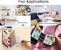 Vista 7 de B5 Drawing Tracing Board Light Copy Pad Optical Image Reflection Projector Wireless Copy Board DIY Shadow Mirror Tracer with Stand for Artist