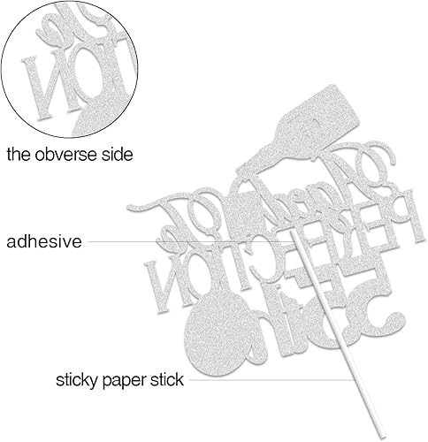 Miniatura 8 de Decoración para tartas de 60 cumpleaños con diseño de whisky de 60 años, decoración de pastel de 60 años, suministros para fiestas temáticas de 1963