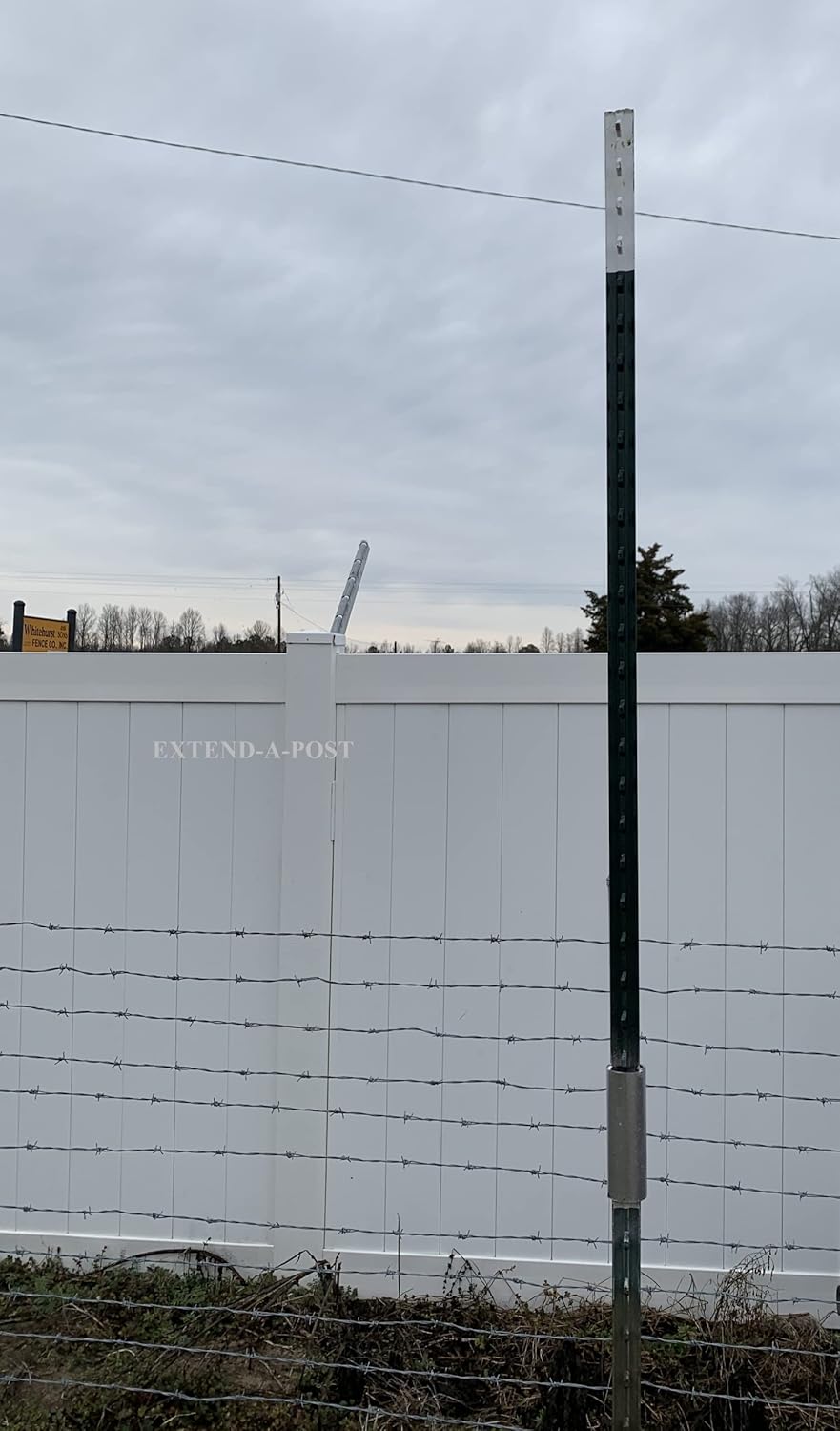 ExtendAPost Vertical TPost Extensions x 4' Long Vineyard Green