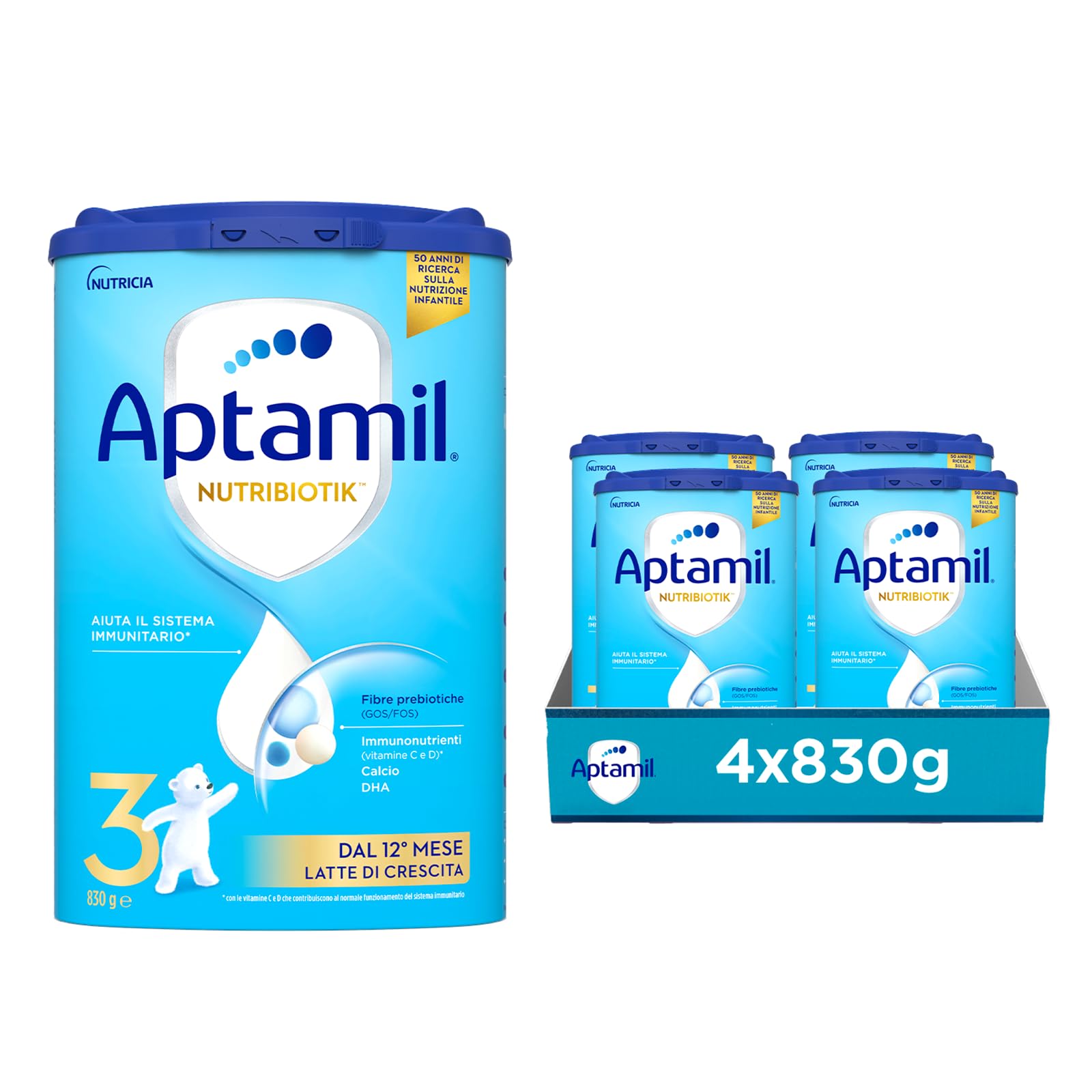 APTAMIL Nutribiotik 3 Growth Milk Powder for Children from 12