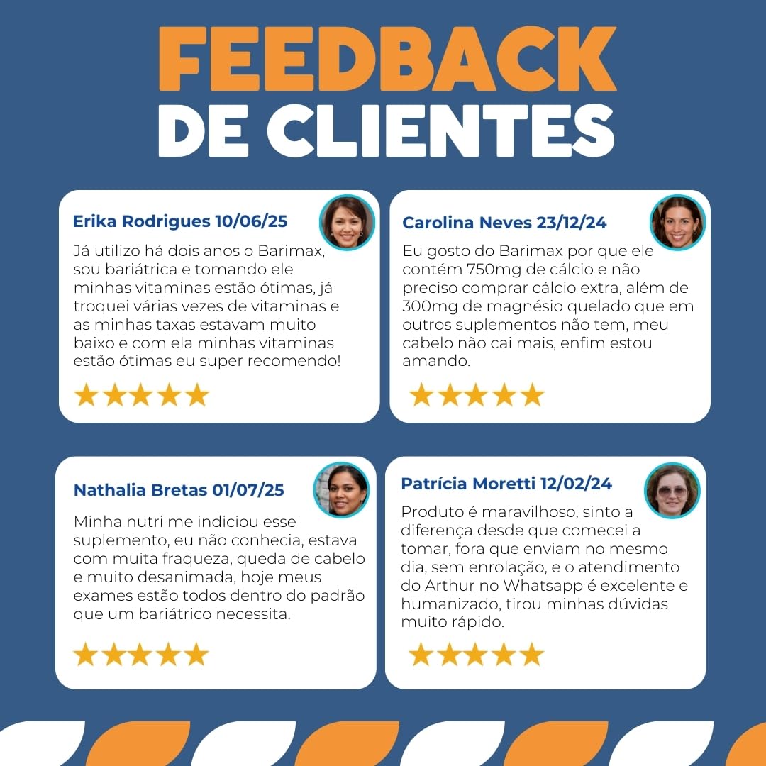 Barimax Multi – Multivitamínico Para Bariátricos – Kit C/ 3 em promoção! Veja a oferta e mais achadinhos de Vitaminas & Suplementos 5 Hoje é o melhor dia para comprar Barimax Multi – Multivitamínico Para Bariátricos – Kit C/ 3 com aquele preço maroto! Promoção! Aproveite a oferta! 5