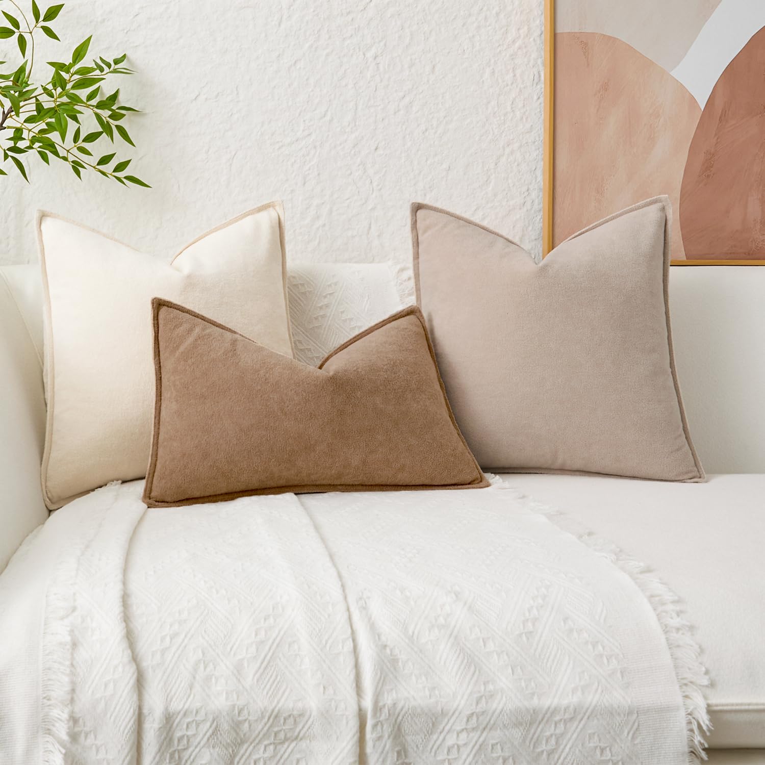 Amazon.com: Kevin Textile Waterproof Decorative Pillow Covers
