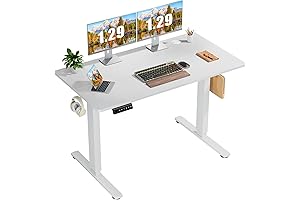 Sweetcrispy Adjustable Desk White: The Perfect Solution for a Modern Home Office