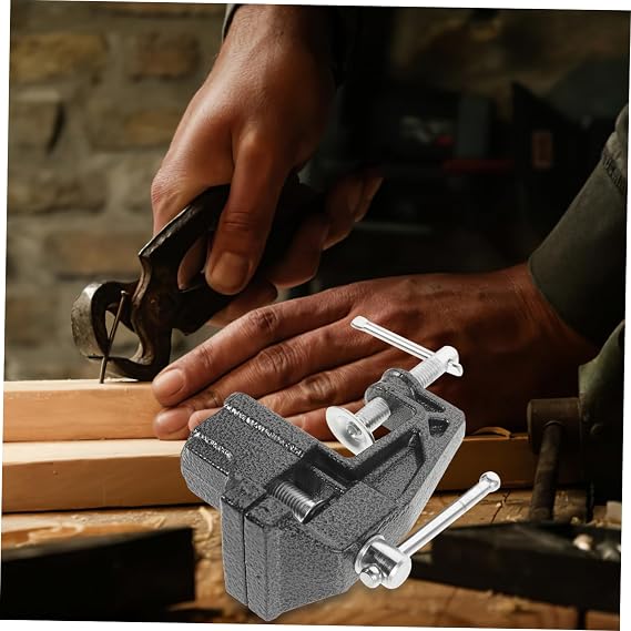 360 Degree Swivel Bench Vise for Wood Parts and Jewelry Components