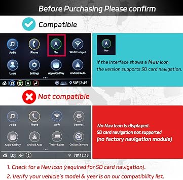 2024 Navigation SD Card Map Update Accessory Compatible with GM Chevrolet, Cadillac, Buick 86531529 with USA Canada and Mexico Map