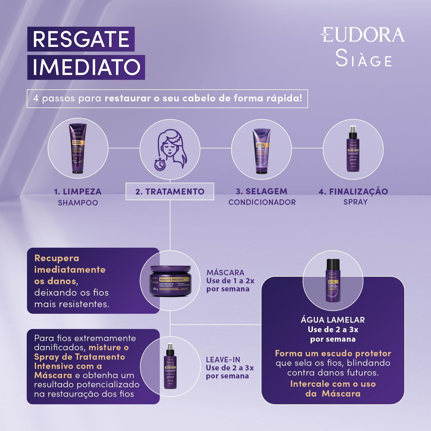 SIAGE LEAVE IN RESGATE IMEDIATO 100ml