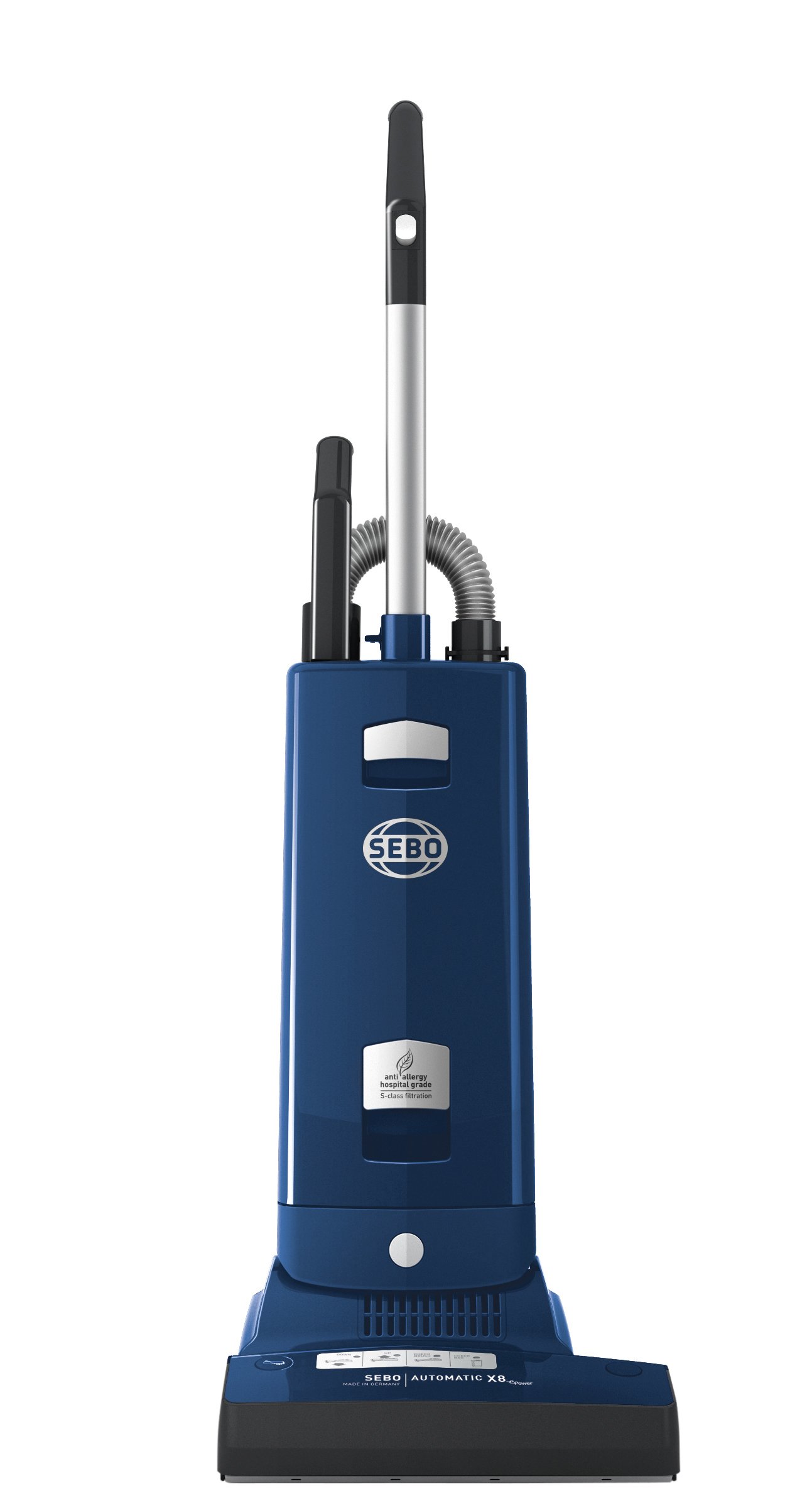 91556GB Automatic X8 WideTrack, Upright vacuum, Navy Blue/Silver