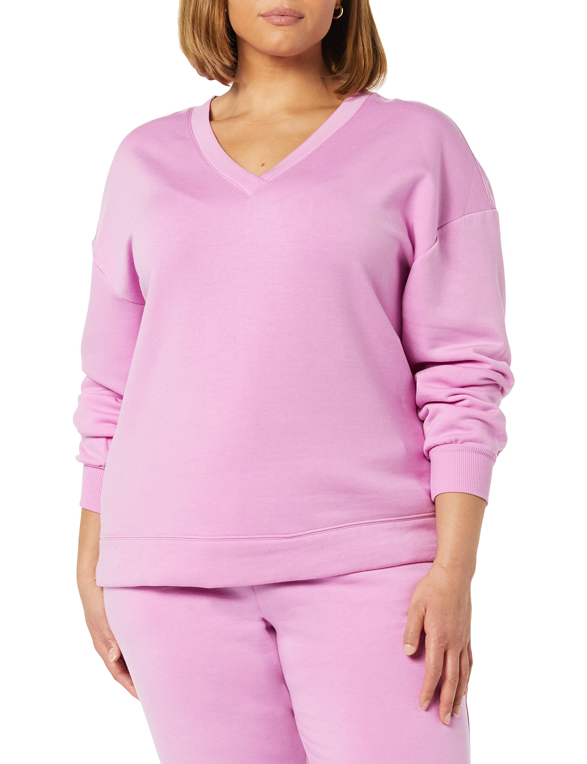 Amazon Aware Felpa in pile dalla vestibilità comoda con scollo a V (disponibile in taglie forti) Donna