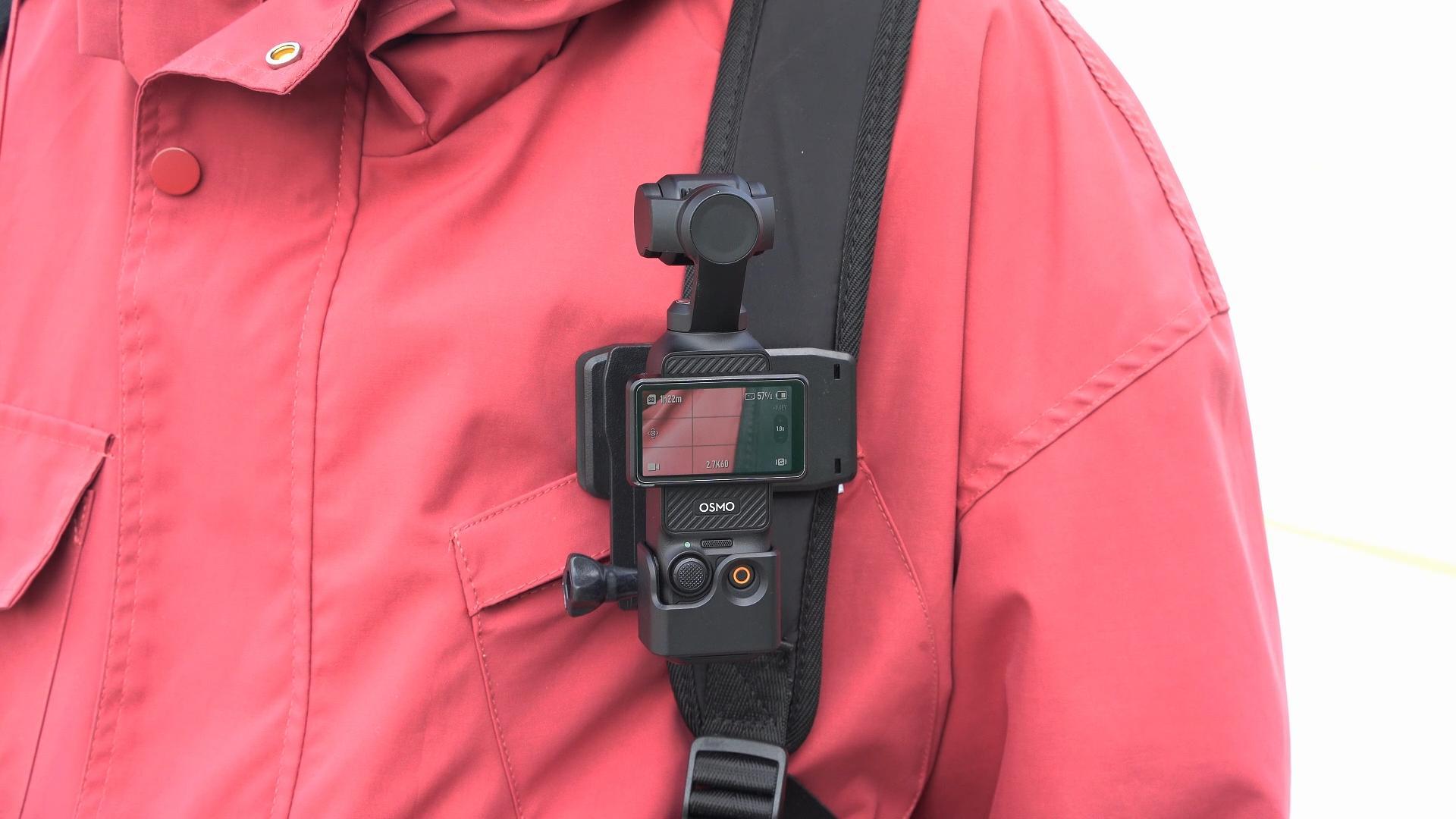 Clip Support Pour Caméra DJI Osmo Nano - Rotation 360°, Fixation Sur Sac à Dos, Casquette, Vêtements - Léger (19g)