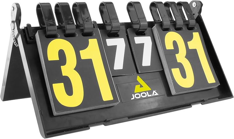 Result Table Tennis Scoreboard - Flippable Cards Allow for Easy Score Tracking - Set Up Anywhere - Perfect Addition to Table Tennis Accessories