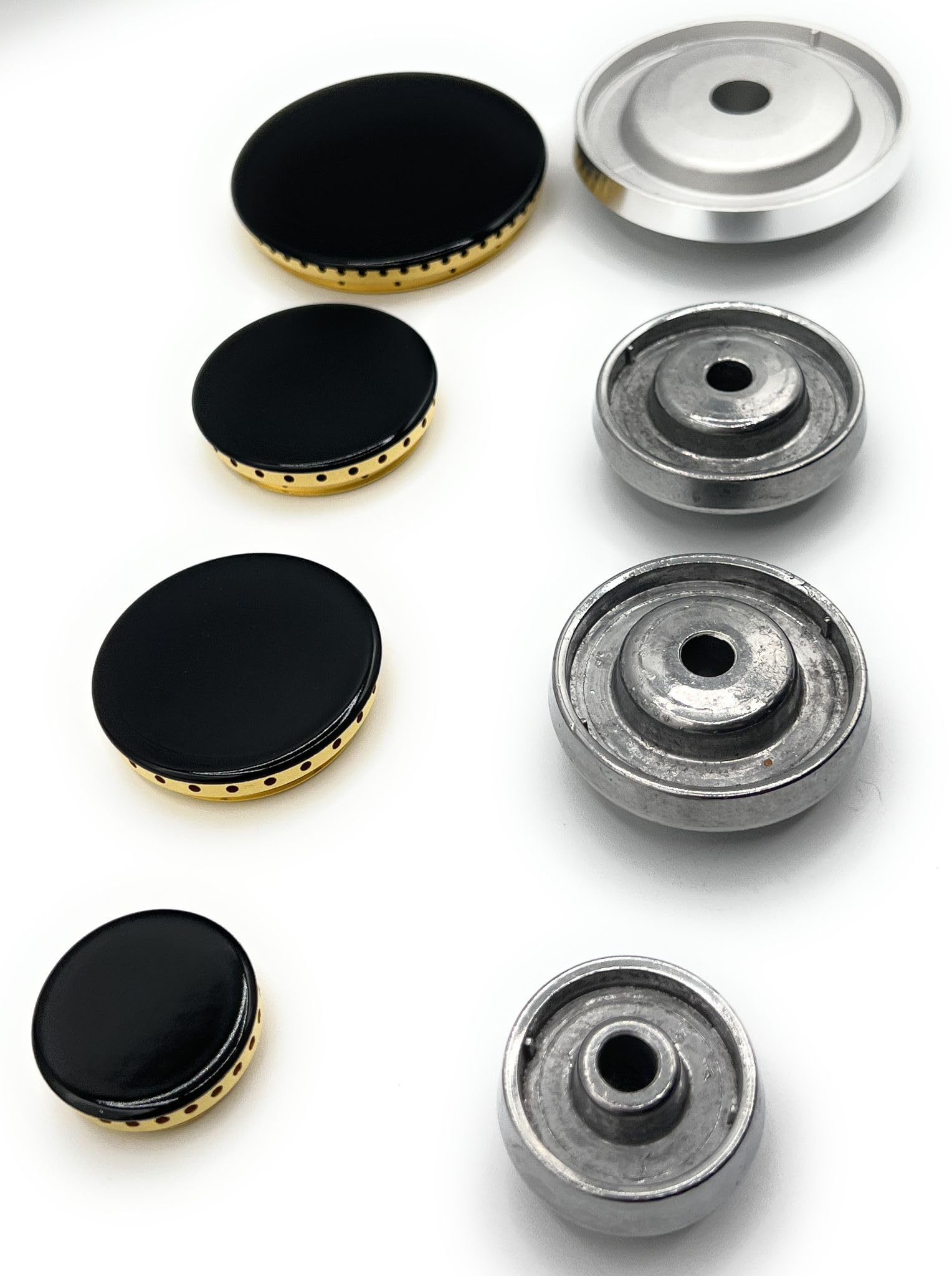 Conjunto 4 quemadores/fuegos con base compatible con cocina de gas Teka, Fagor, Balay