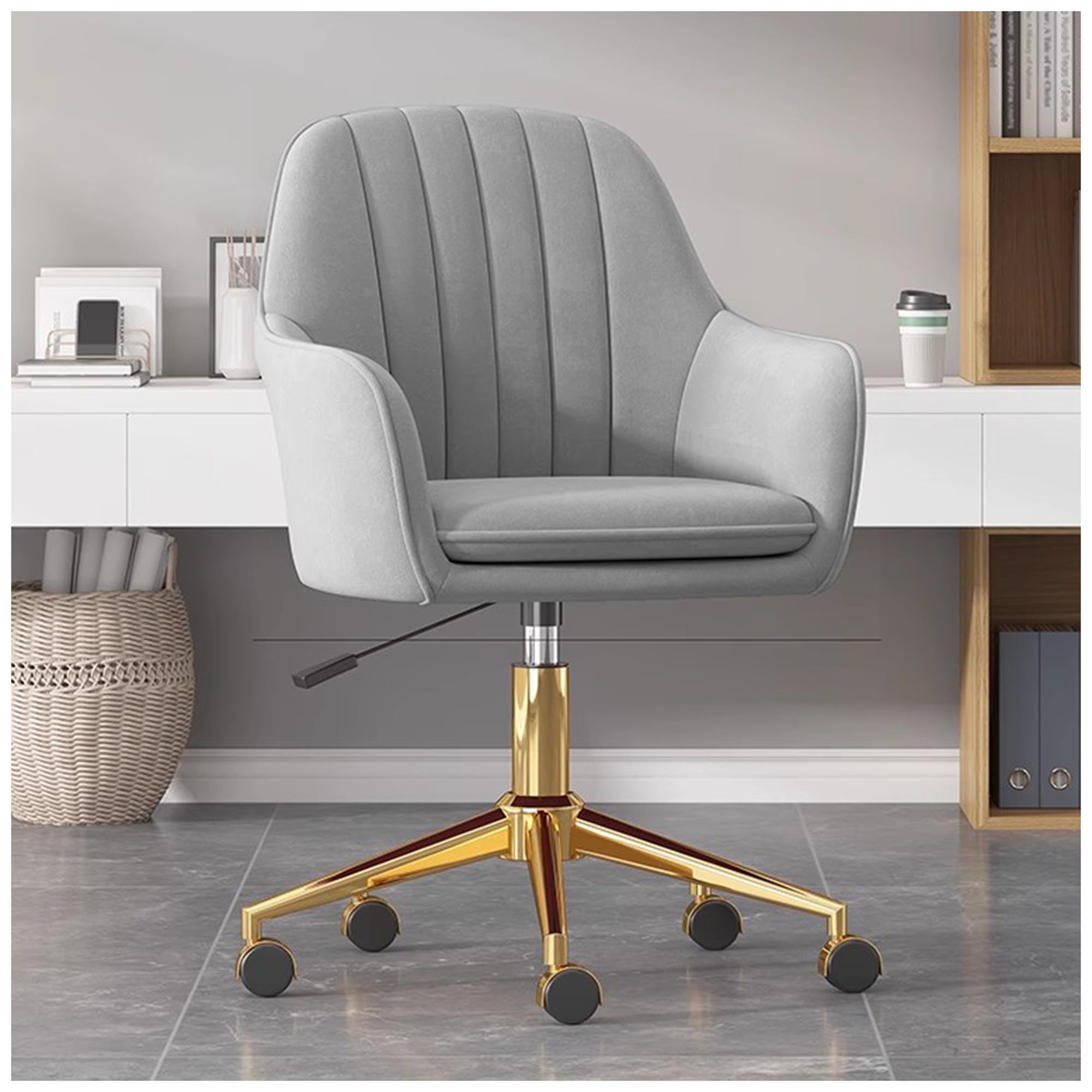 Chaise de bureau réglable pivotante contre le mal de dos pour espace informatique et coiffeuse