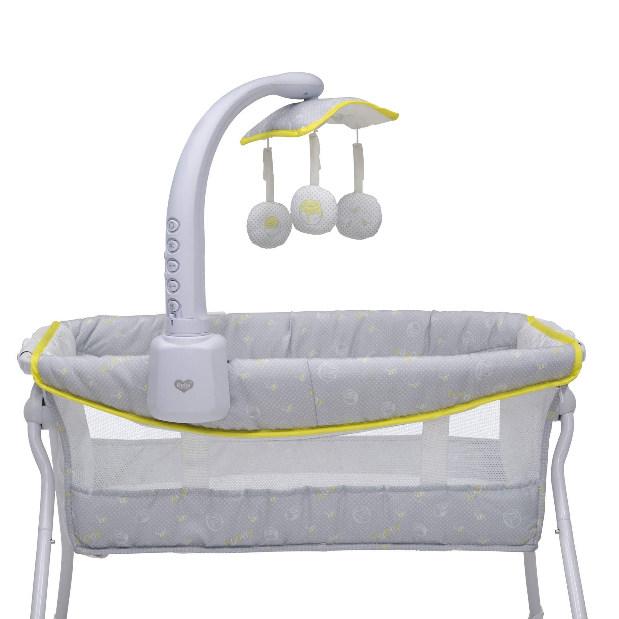 delta bassinet with mobile