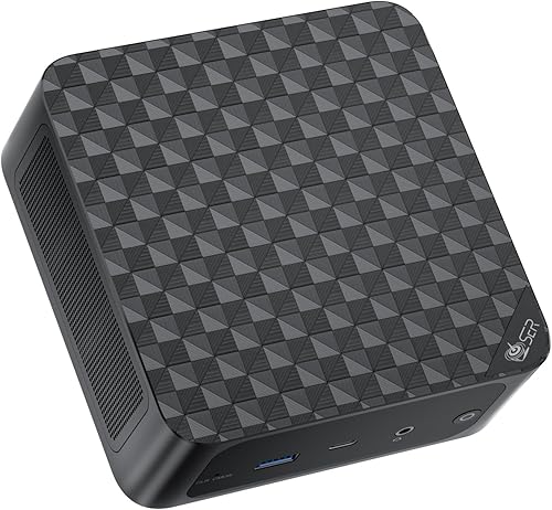 Beelink Mini PC SER6-P, AMD Ryzen 9 6900HX(6 nm, 8C16T) hasta 4.9 GHz, Mini computadora de 32 GB DDR5 RAM 1 TB M.2 NVME SSD, PC de escritorio 4K a