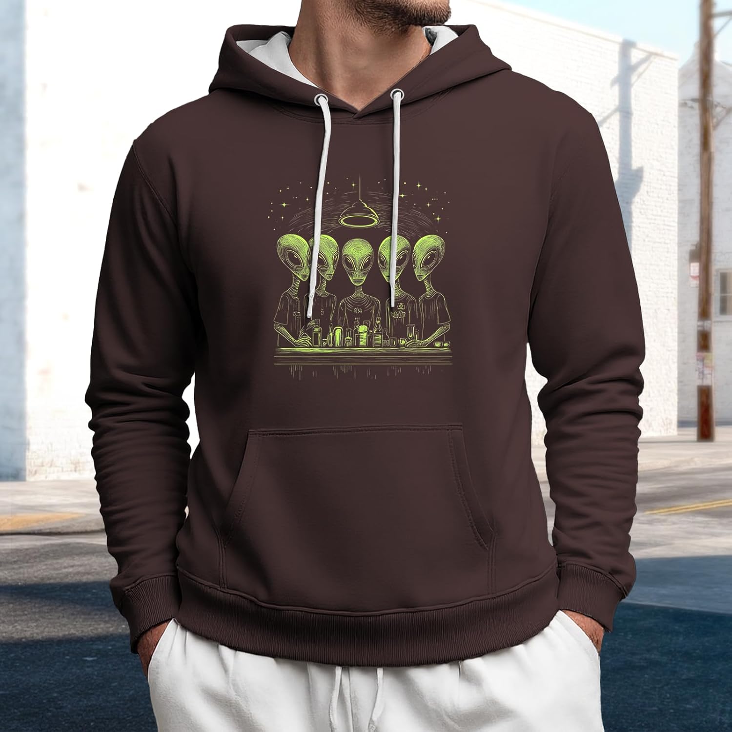 Casual Hoodie Sweatshirts For Men Comfy Sweatshirts With Pocket Hip-Hop Fashion Outfits Soft And Comfy Fall Clothes - Image 2