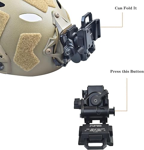 Miniatura 3 de Tipo de material de metal PVS1518 GPNVG18 Gafas de visión nocturna Montaje y bolsa de batería Bolsa de contrapeso para montaje de casco L4G24 NVG