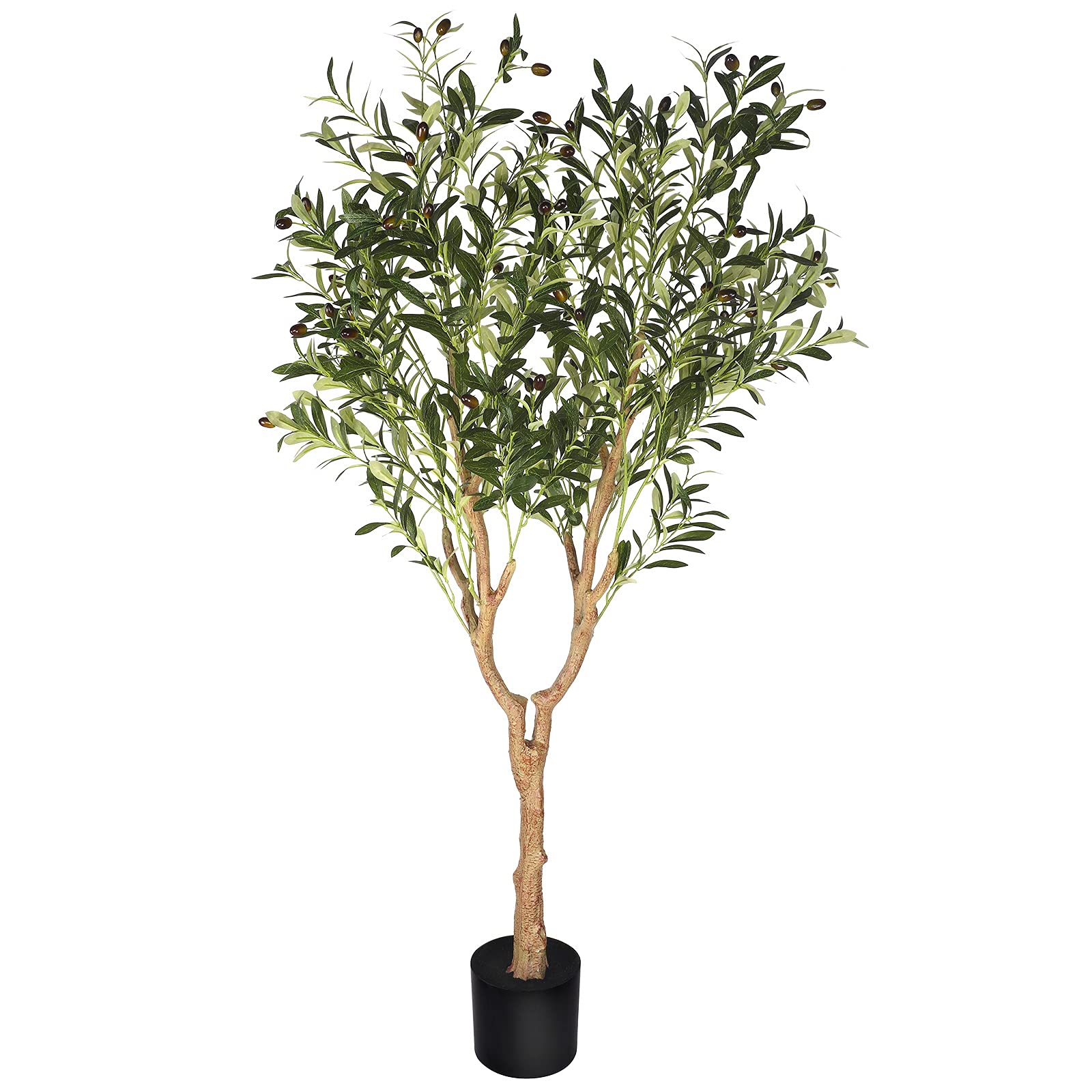 Buy CYITONG Artificial Olive Tree 5ft Tall Fake Potted Olive Silk Tree