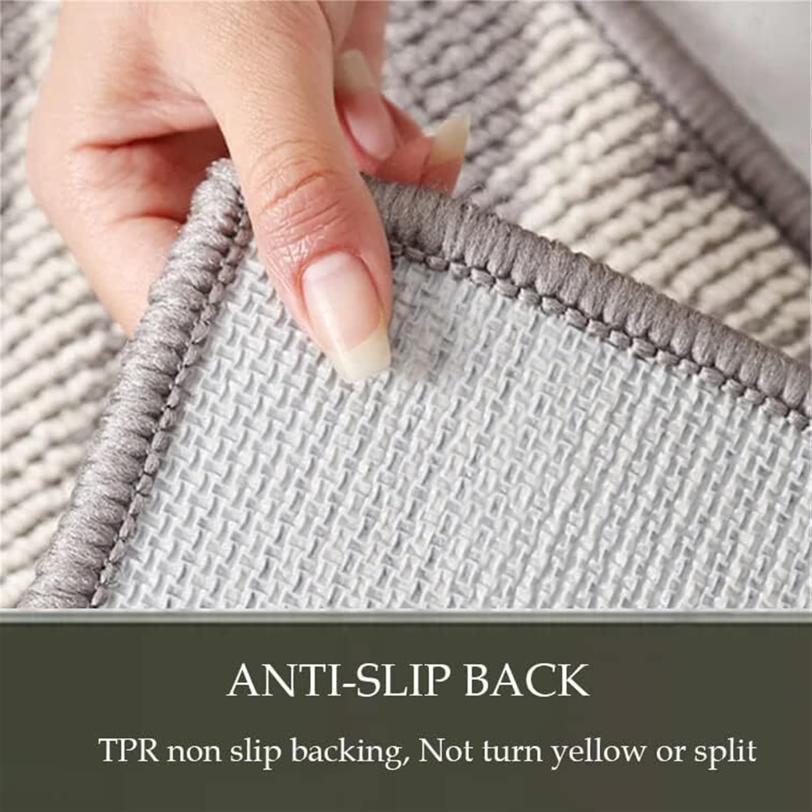 Paillasson Tapis De Porte D'entrée en Caoutchouc Naturel Durable, D'intérieur Et D'extérieur pour Grattoir À Chaussures pour L'entrée
