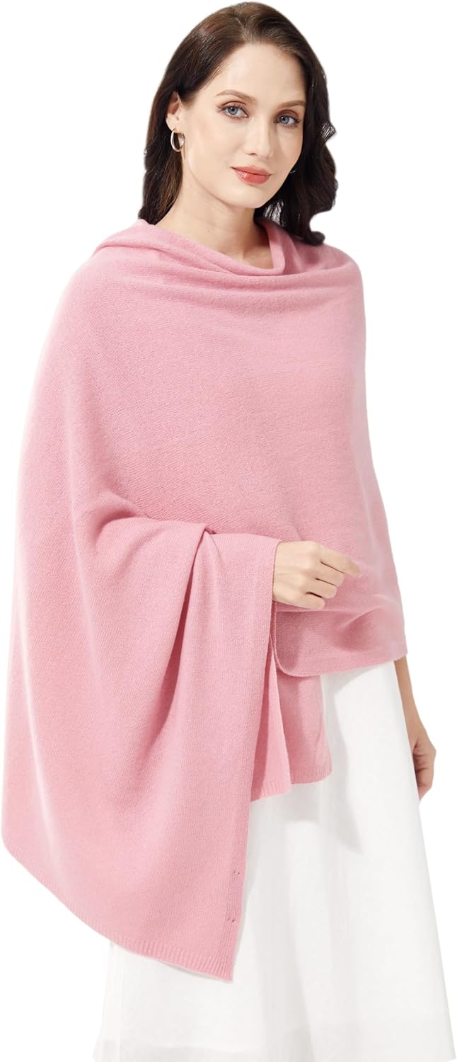 Soft Cashmere Blend Wrap Chic Scarf Stole for Women Wayfarer Travel Extra Large 87"x28" - Image 5