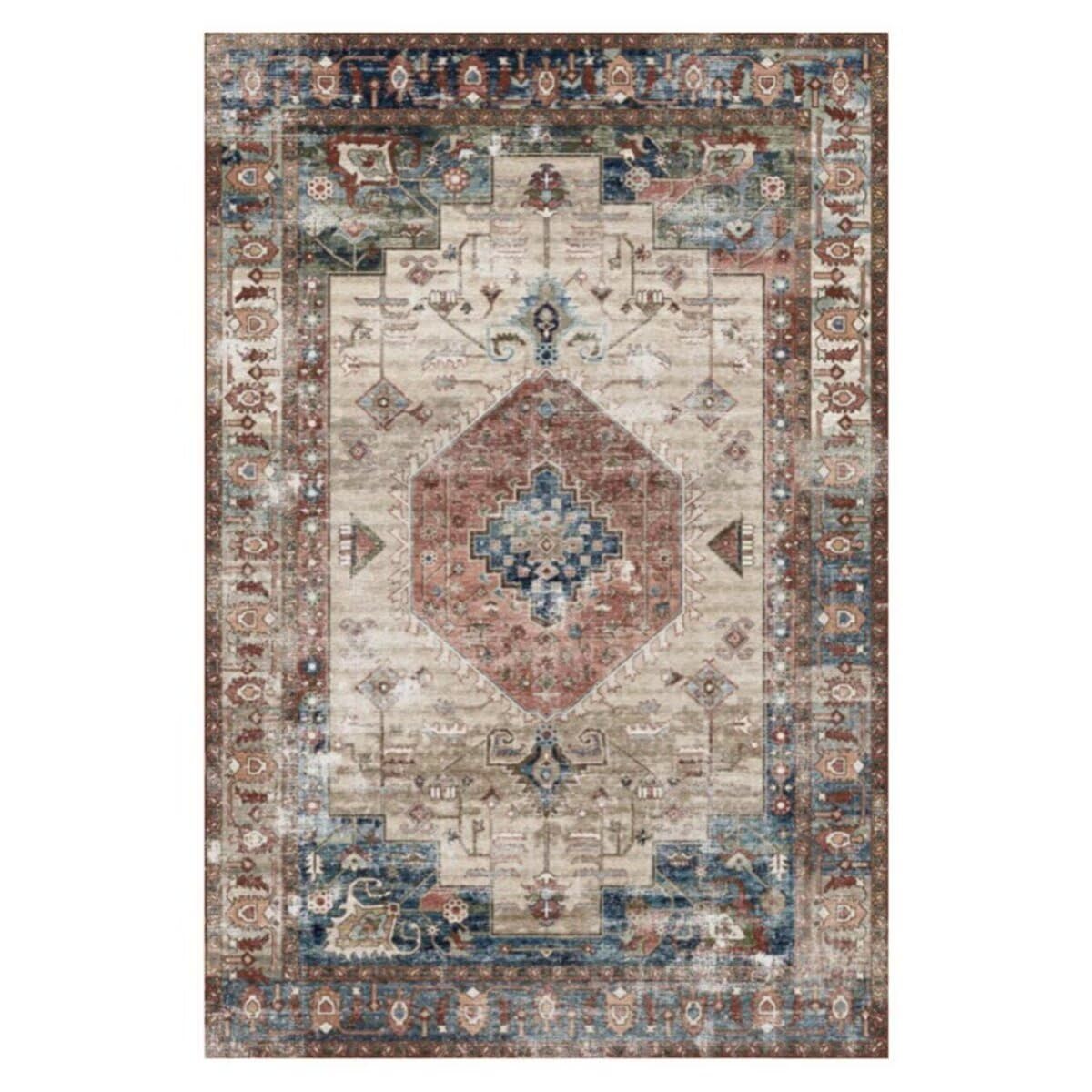 Tapis chat 70X140CM pour chambre garçon ou salon rétro rose