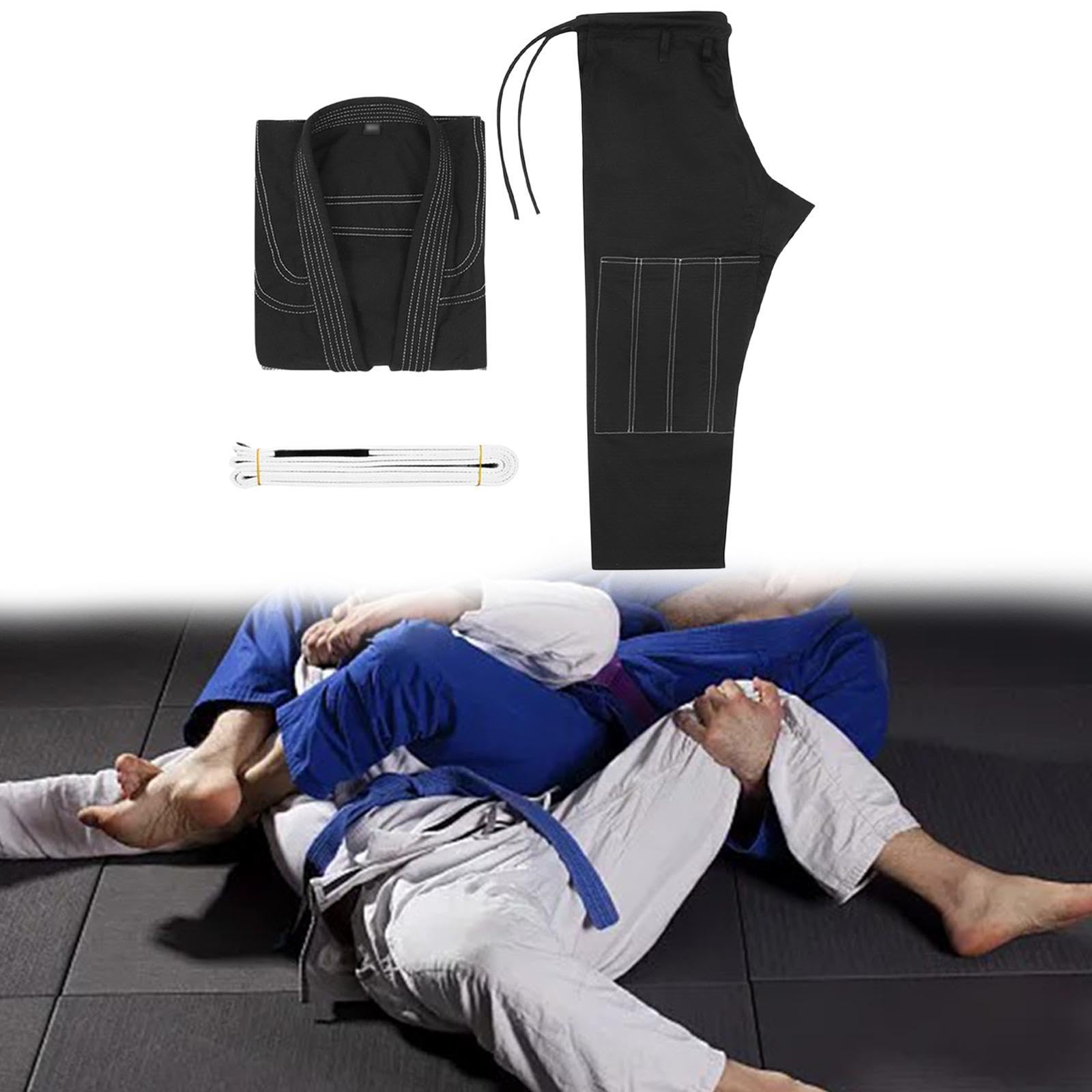 Traje brasileño Jiu Jitsu Gi deportivo cómodo kimono de torneo resistente al desgaste