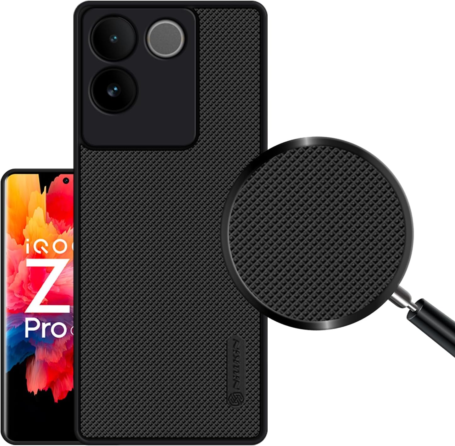 VIDO Super Frosted Raised Camera Protect Soft Back Case Cover for iQOO Z7 Pro 5G / Vivo T2 Pro 5G