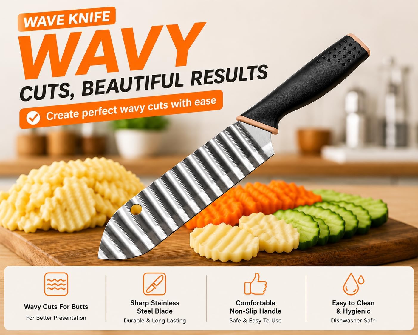 2026 New Multifunctional Vegetable Peeler for Kitchen,Stainless Steel Peeler Zero Flex Design,Potato Peeler stainless steel,Vegetable Peeler Stainless Steel & Apple Peeler Tool with BLACK WAVE KNIFE image 4
