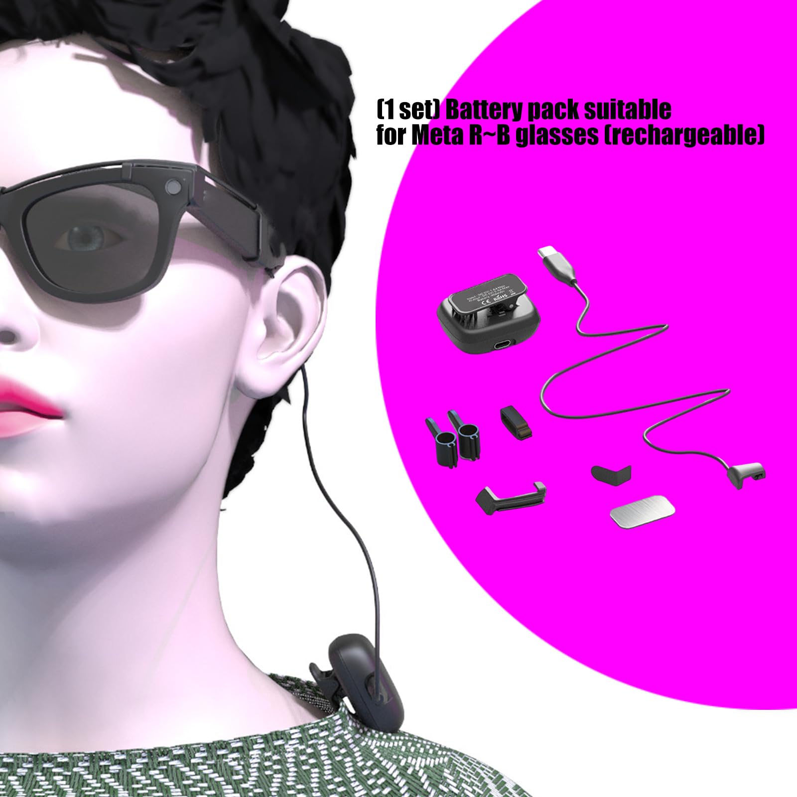 XAGMODSHN Solution énergétique Multi-Usage pour Lunettes intelligentes de