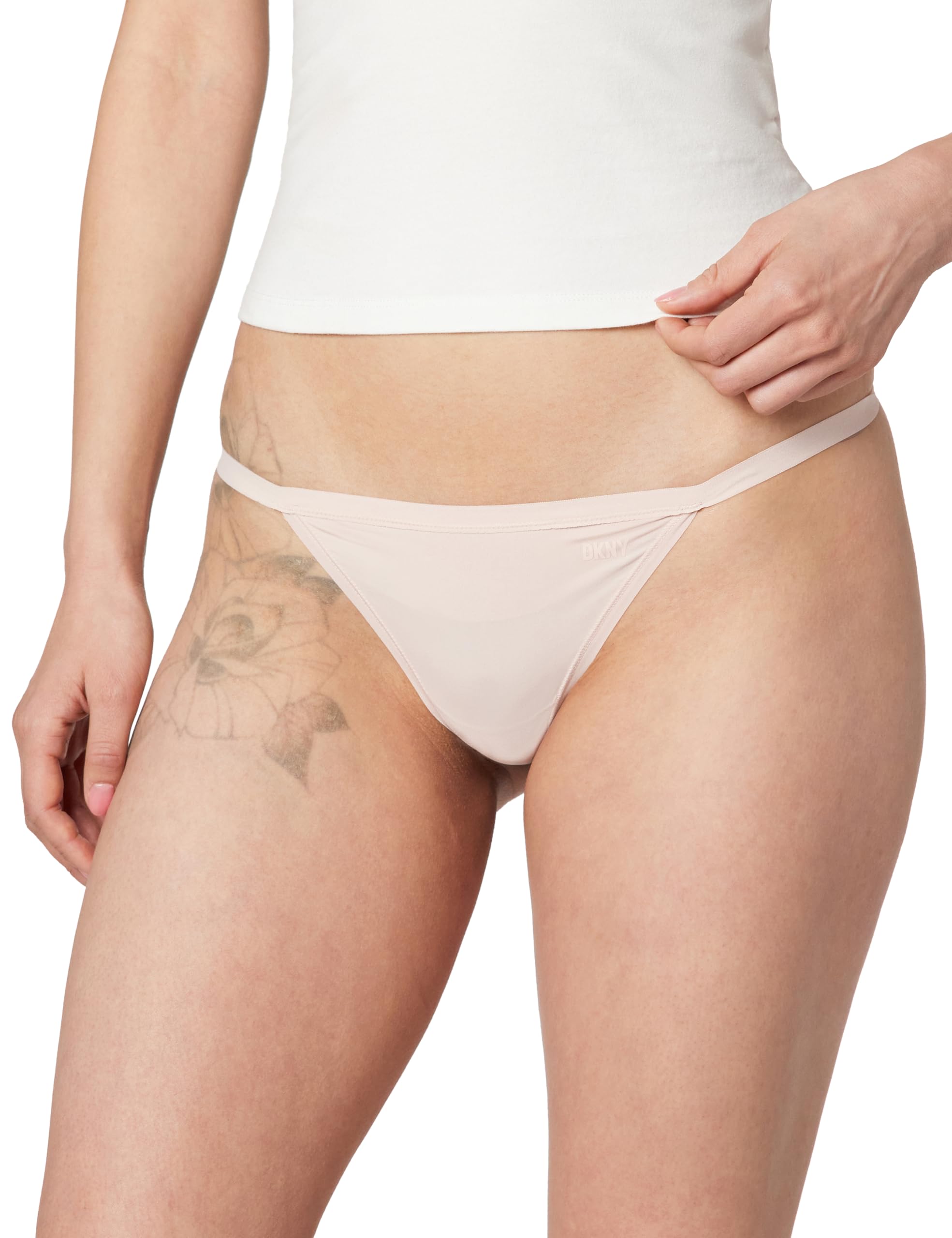 Dkny Women's Blush Active Comfort String Thong, L