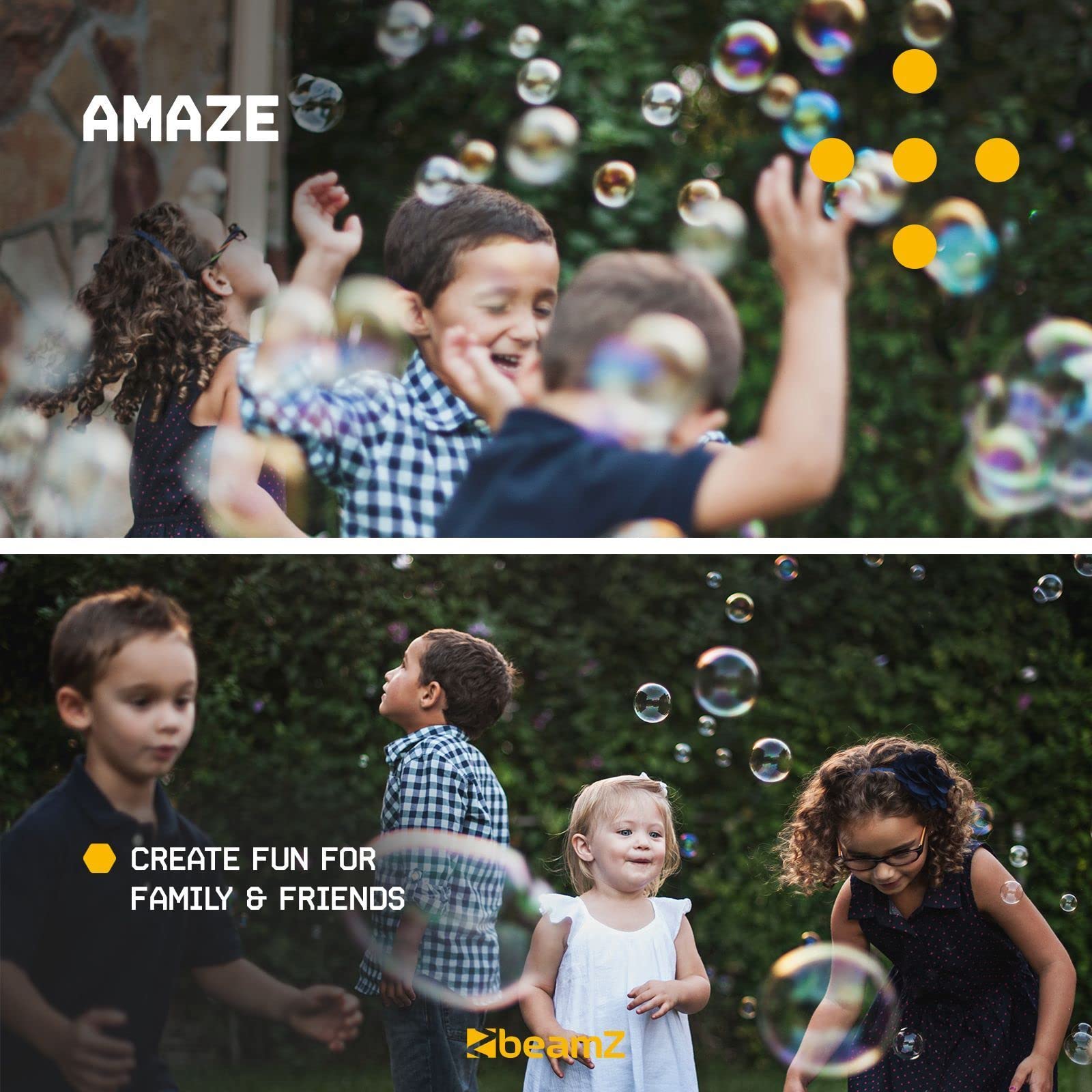 BeamZ B300 Machine à Bulles - 30 Tours/Min avec Grande Roue + 5L de Liquide UV + Barre LED UV, Ventilateur Puissant, Effet Tourbillonnant