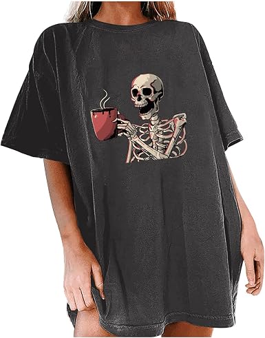 Shirts Casual Loose Round Neck T Shirt 