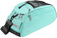 Vista 13 de MOSISO Bolsa de maletero para bicicleta, bolsa impermeable para asiento trasero de bicicleta, bolsa de almacenamiento para el sillín, bolsa