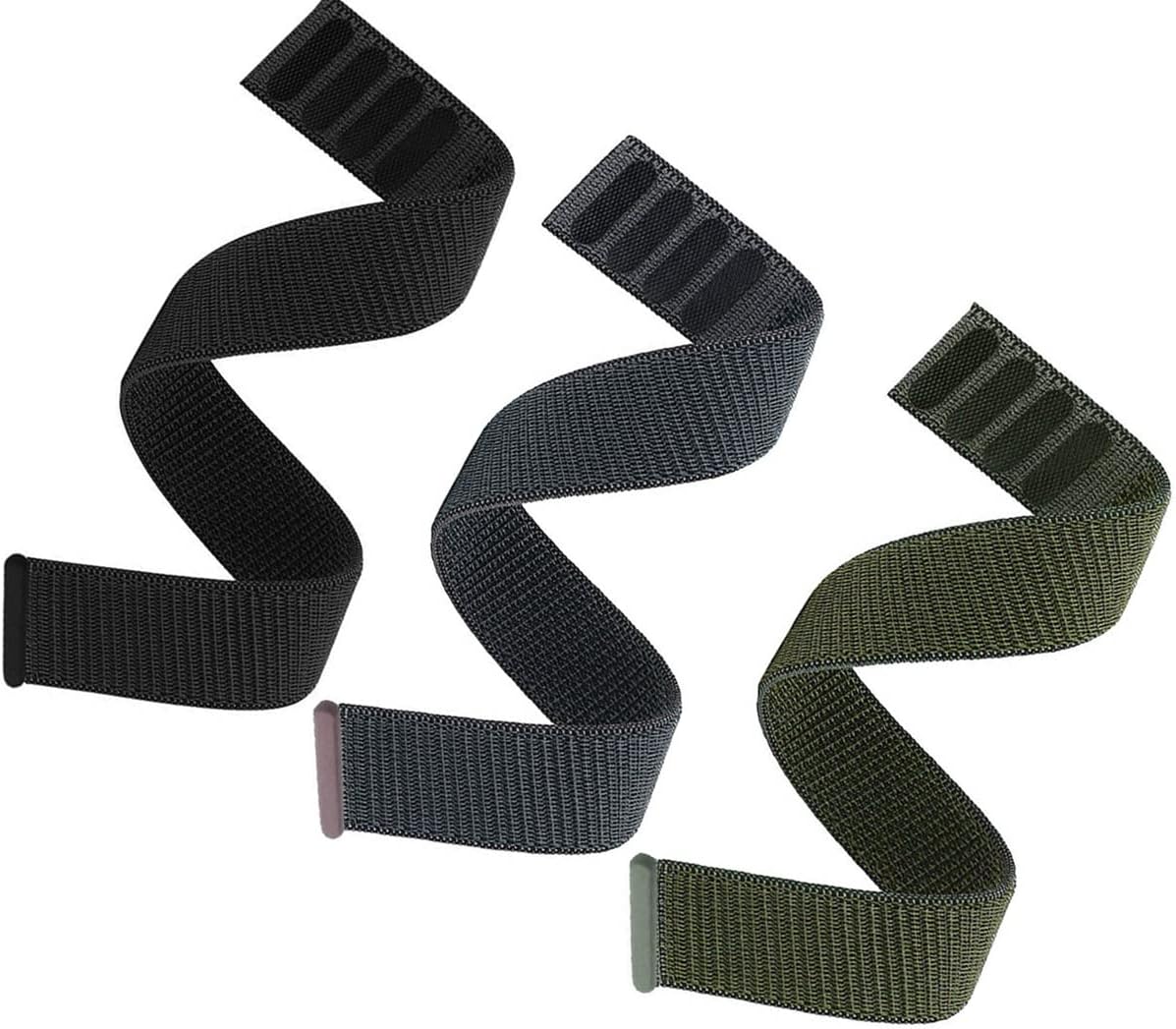 Olytop Fenix 8 47mm/Fenix 7/6/5/EPIX Gen 2/ Pro 47mm Watch Bands, 22mm Hook & Loop Quick Dry Nylon Sport Replacement Strap for Garmin Fenix 6 Pro/7 pro/5 Plus/Instinct 2/3 45mm/Forerunner 935