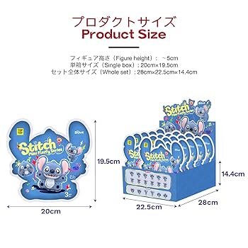 TOPTOY Stitch Mini Fluffy Seriesコンプリート TOPTOY Disney Stitch MINI fluffy Series Blind bag Figure Toy