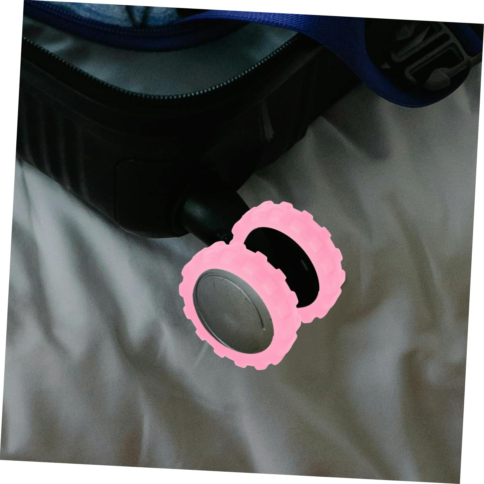 PACKOVE 16piezas Cubiertas De Ruedas De Maleta De Silicona Silenciosos y Antideslizantes para Ruedas De Equipaje Protegen Suelos y Amortiguan Vibraciones Duraderas y Resistentes Al