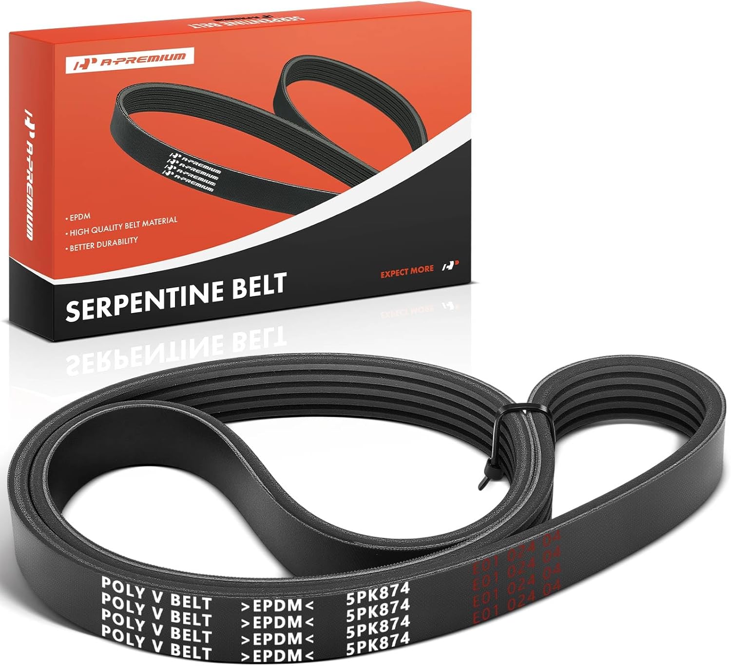 Serpentine Belt For Volvo XC40 Jaguar X-Type 2002-2008 - View #6