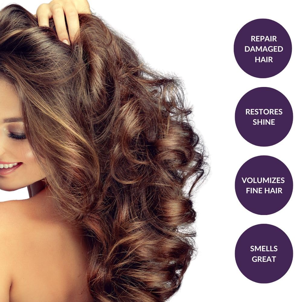 Ayumi Volumising & Shine Conditioner for Hair, Violet, 250 ml (Pack of 1) Conditioner - Image 2