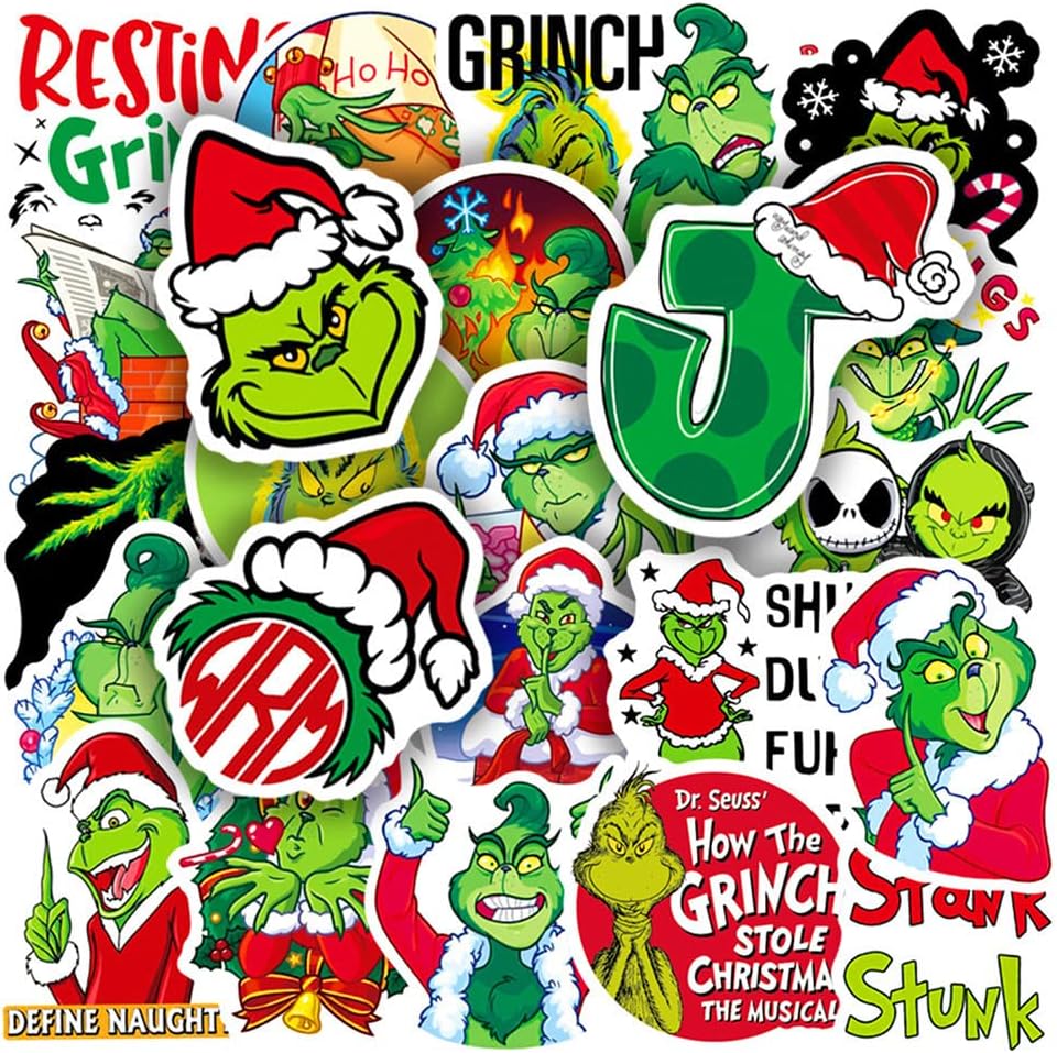 Christmas Stickers Bulk Self Adhesive Design Sticker Laptop