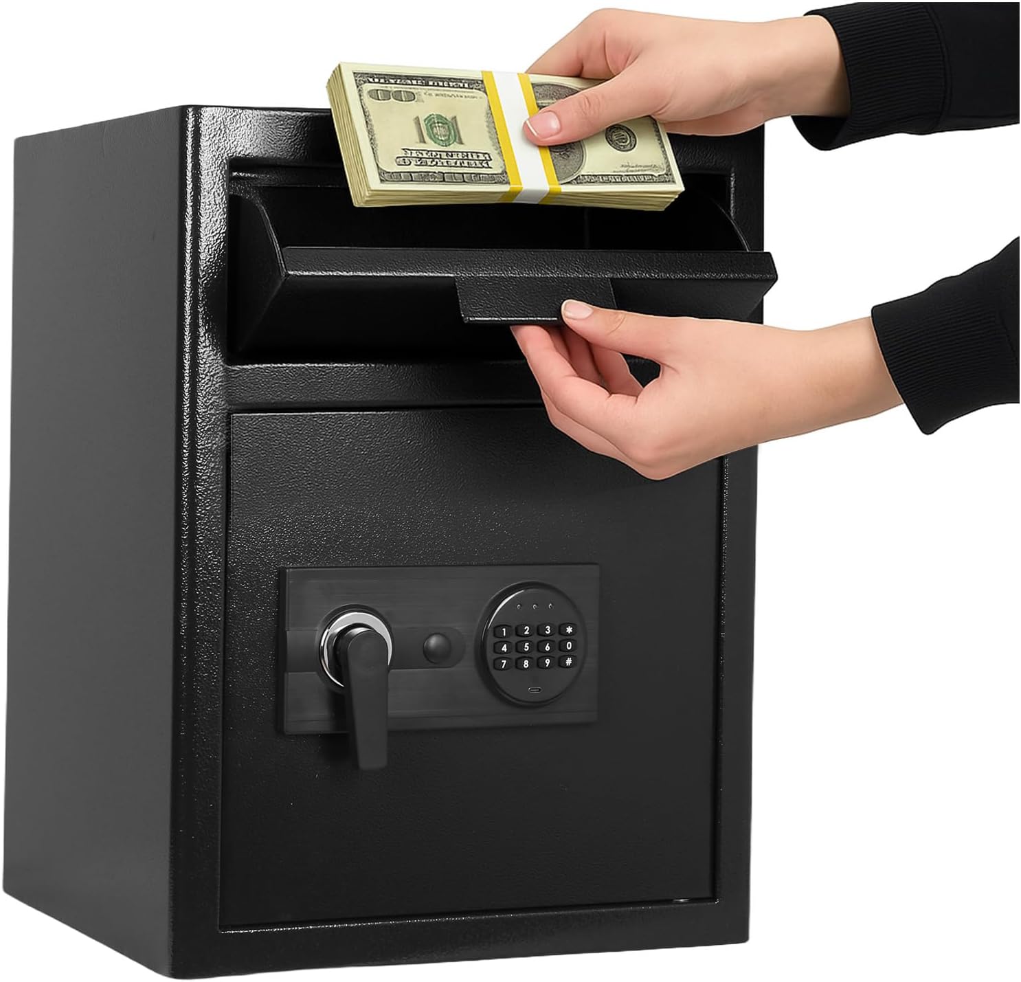 2.8 Cuft Heavy Duty Drop Slot Safes Digital Keypad and Slot Heavy Duty Business for and Documents