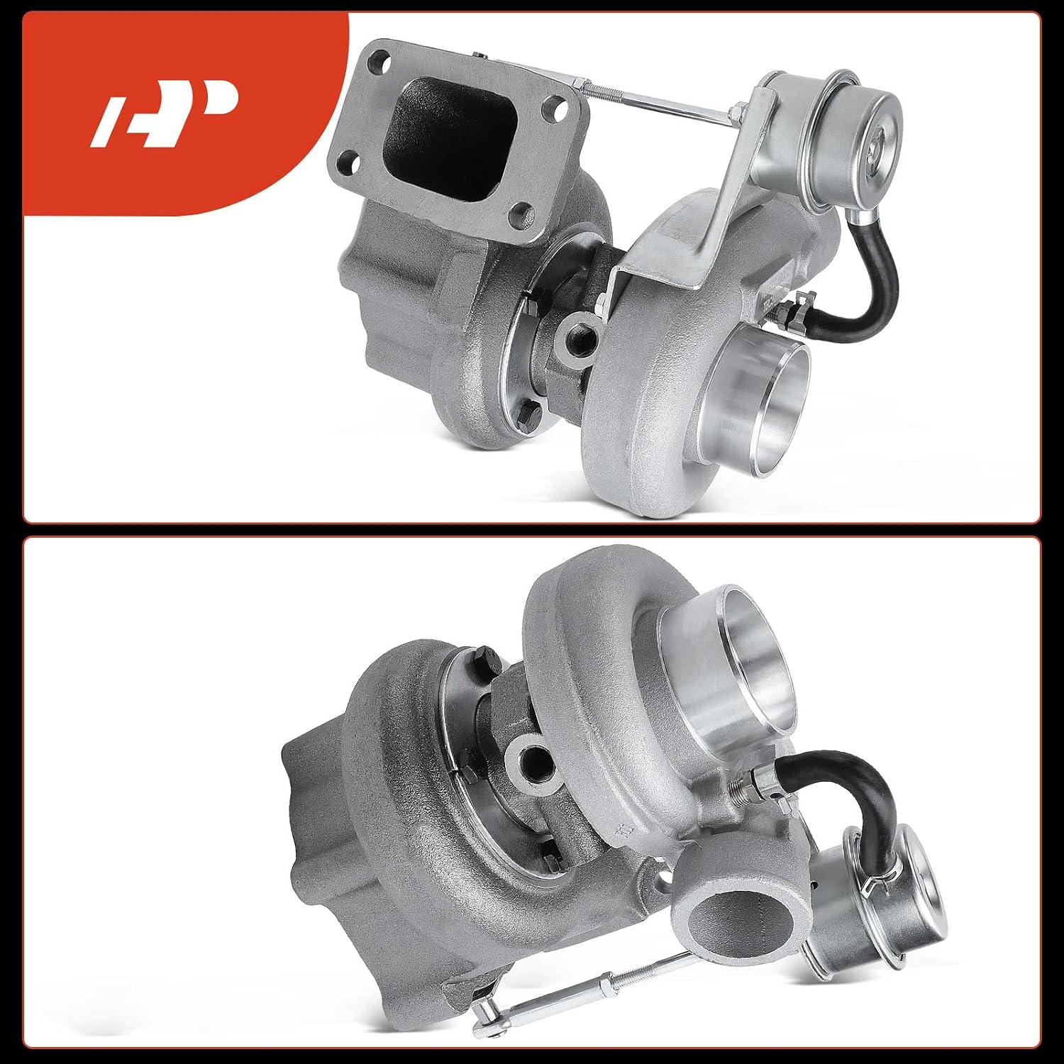 A-Premium TB2568 Turbo Turbocharger Kit with Gasket Compatible with Isuzu NPR/NQR Truck 4BD2 Engine & Chevy/GMC W-Series Truck 4BD2-TC Engine 1995-1998, 3.9L
