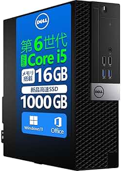 Amazon.co.jp: 【整備済み品】 DEll デスクトップパソコン PC