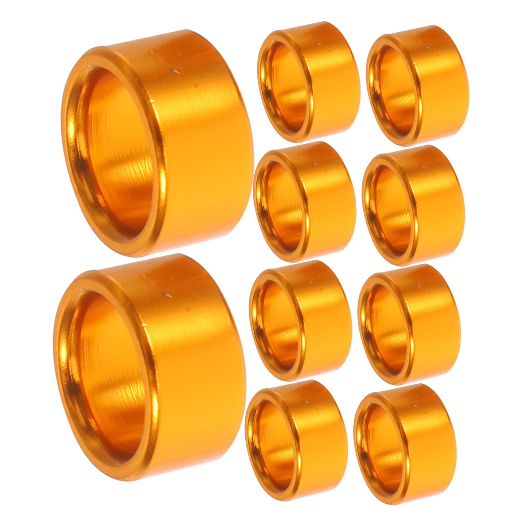 ORFOFE Aluminium Bird Leg Rings for Pigeons and Doves Inner Height Durable Identification Bands for Bird Supplies