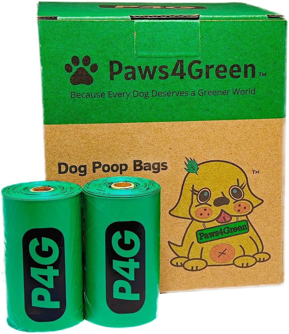 100% Certified Home Compostable Poop Bags (270 Count 18 Rolls), Plant Based, Extra Thick (20 Micron), Leak Proof, Unscented Standard Size 9 X 13'', ASTM D6400 & EN 13432 Compliant
