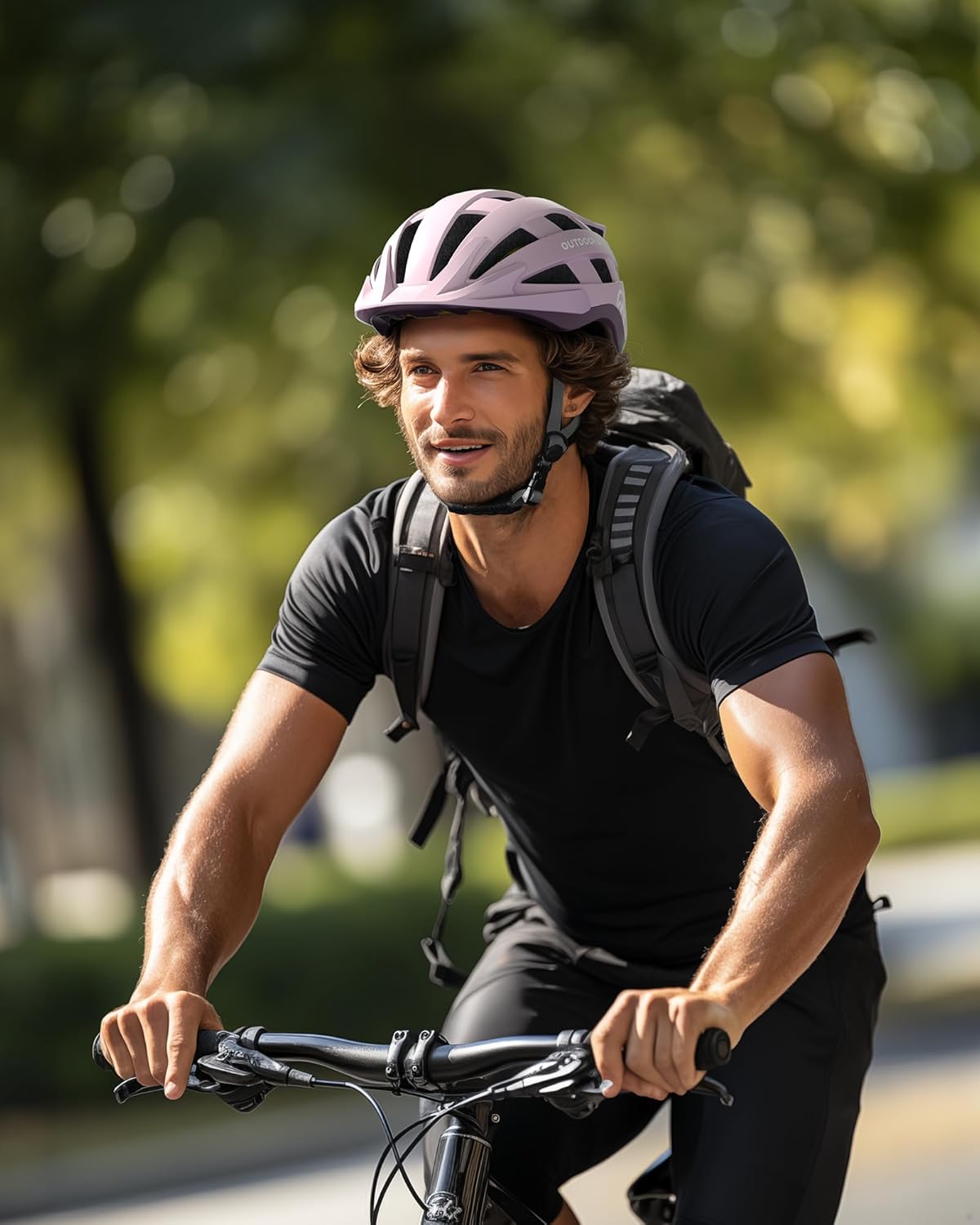 OutdoorMaster Gem II MIPS Bike Helmet with Light - Lightweight Cycling Helmet,Mountain Road Bicycle Helmet for Youth & Adult - Image 7