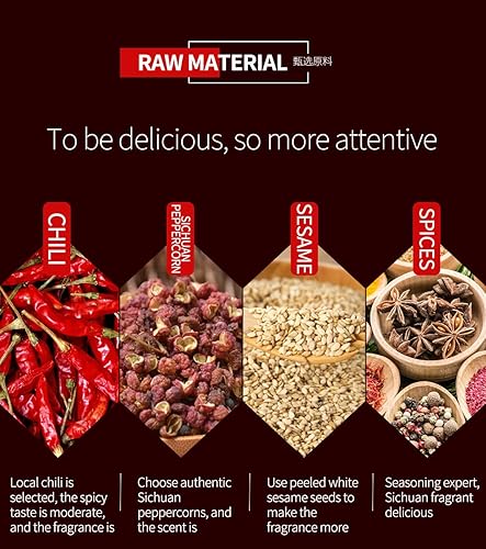 Miniatura 10 de Polvo de inmersión de chile chino 14.1 oz400g, szechuan HotPotBBQ chile rojo en polvo Condimento picante